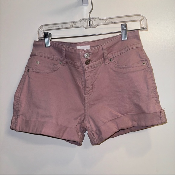 Hudson Jeans Ruby Mid Rise Flap Pockets Denim Shorts - Picture 3 of 8